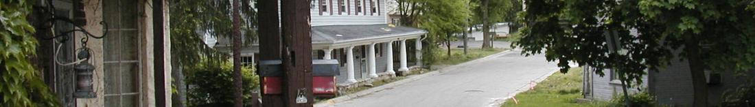 A wide view of Pike Street in New Carlisle